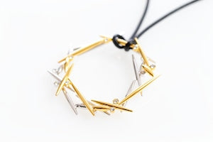 010 neuron/W-ring ペンダント
